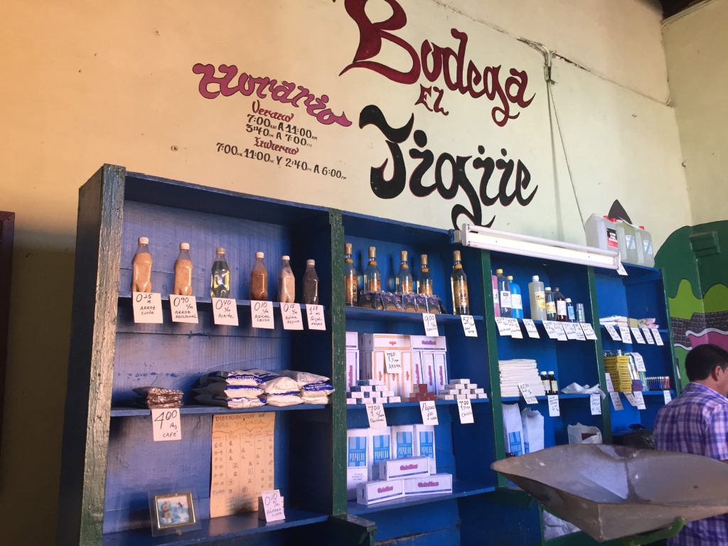 Rations store in Trinidad, Cuba; Mercedes Santana