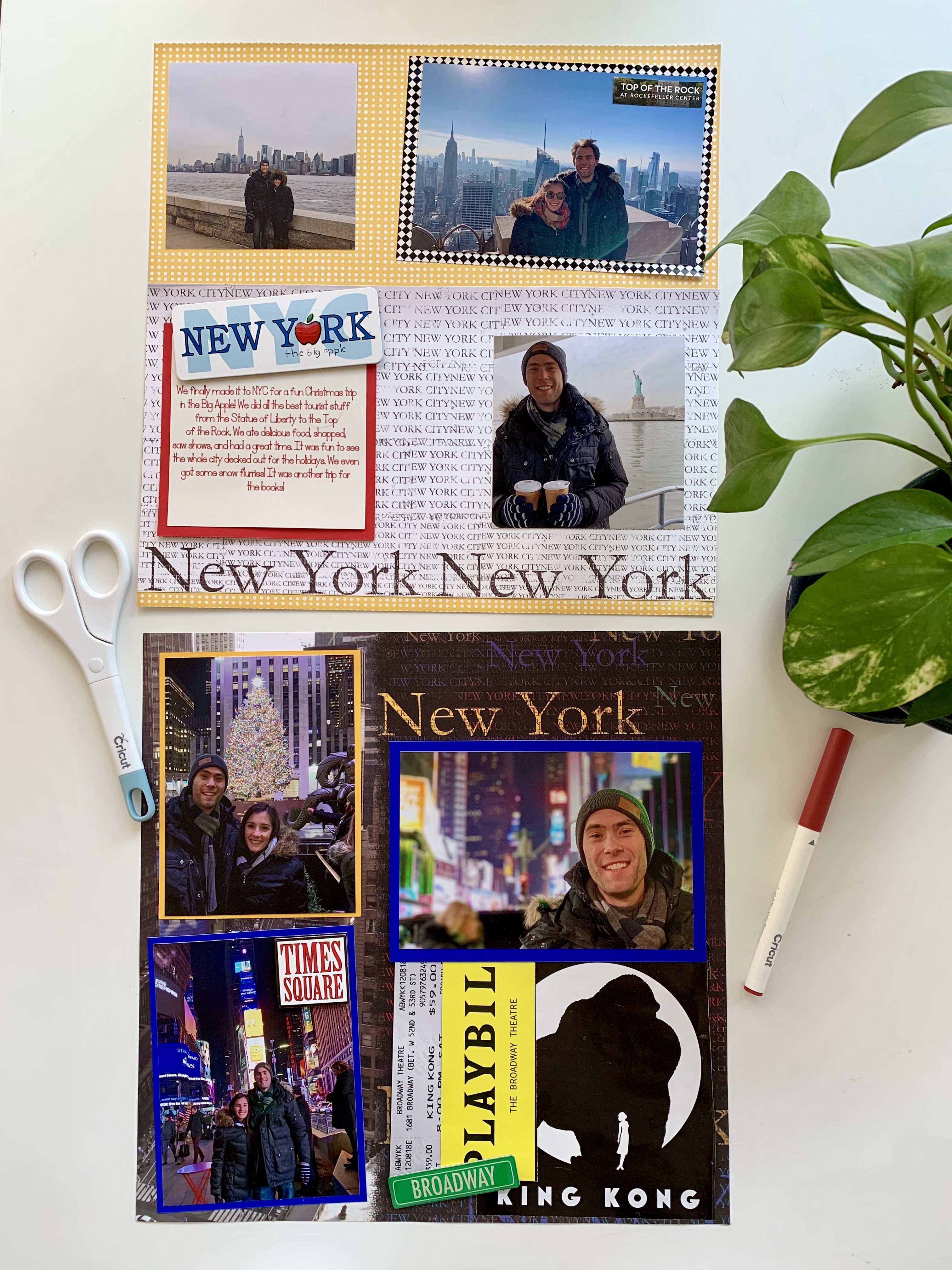 New York City Scrapbook Pages; Mercedes Santana Passports & Papers